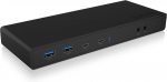 Dokkimisjaam ICY Box DK2245AC USB-C (60658), must v.
