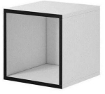 Seinariiul Cama Meble Roco, valge v./must v., 37 cm x 39 cm x 37 cm