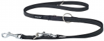 Koera rihm Amiplay Rubber, must v., 1-2m x 2cm