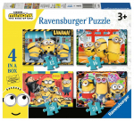 Pusle 4in1 Ravensburger 4in1 Minions 05060, 19 cm x 14 cm, 72 tk, mitmev&auml;rviline