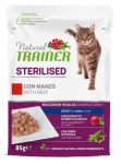 Kuiv kassitoit Natural Trainer Sterilised Beef, veiseliha, 0.085 kg