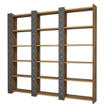 P&otilde;randariiul Kalune Design City 3, sinine v./valge v., 170 cm x 24.2 cm x 184.6 cm
