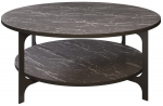 Kohvilaud Kalune Design Versy, must v., 90 cm x 90 cm x 36.8 cm