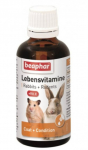 Vitamiinid n&auml;rilistele Beaphar Lebensvitamine, k&uuml;&uuml;likutele/hamstritele
