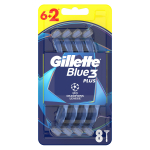 Raseerija Gillette Blue 3, 8 tk