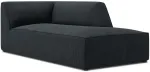 Diivan Micadoni Home Ruby Corduroy Chaise Longue, must v., parem, 181 x 93 cm x 69 cm