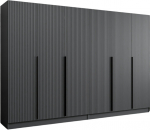 Riidekapp Kalune Design Kale Plus 7777, antratsiit v., 52 cm x 270 cm x 210 cm