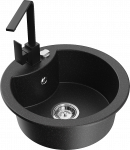 K&ouml;&ouml;givalamu Mexen Diego 6512-73-670300-70, graniit, 48.8 cm x 48.8 cm x 16.7 cm, h&otilde;be/must/kroom