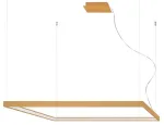 Valgusti rippuv Thoro Lighting Nelya TH.158, LED, 4000 &deg;K, 1 x 70 W, kuldne v. / kuldne v.