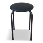Taburet Domoletti Demet, must v., 30 cm x 30 cm x 45 cm