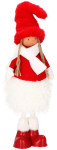 J&otilde;uludekoratsioon, "Nukk" Springos Doll CA0681, 50 cm, punane v.