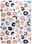 Vaip sise Hakano Beo Spots, eriv&auml;rviline/kreemjasvalge, 220 cm x 160 cm