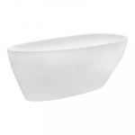 Vann, teisaldatav Besco Goya, 160 cm x 70 cm x 44 cm, ovaalne, valge