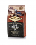 Kuiv koeratoit Carnilove Lamb & Wild Boar for Adult, 12 kg