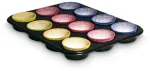 Muffinivorm Guardini Gardenia 12 Muffins, must v., 27 cm x 35 cm