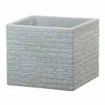 Lillepott Scheurich Stony Grey 64452, plastik, &Oslash; 38 cm, hall v.