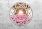 Fototapeet Artgeist Enchanted Window, 70 cm x 70 cm