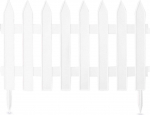 Aiad vagudele Prosperplast Garden Classic, 360 cm x 52 cm, valge v., 6 tk
