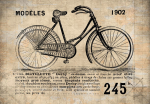 Fototapeet Artgeist Old School Bicycle MFT394, 105 cm x 150 cm