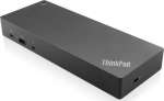 Dokkimisjaam ja pordi replikaator Lenovo ThinkPad Hybrid Dock USB-C 40AF0135DK, must v./punane v.