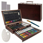 Joonistuskomplekt kohvris Maaleo 21644, 380 mm, 117 tk