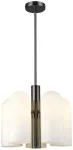 Valgusti rippuv CosmoLight Seoul P05759BK, E27, 5 x 60 W, valge v. / must v.