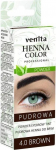 Kulmude meigikomplekt Venita Henna Color, 4.0 g, pruun v. 4
