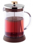 Kohvikann French Press Berlinger Haus Leonardo BH/8584, 0.6 l, l&auml;bipaistev v./punane v.
