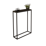 Konsoollaud ADRK Lucas, must v., 20 cm x 60 cm x 80 cm