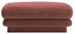 Tumba Micadoni Home Torino Velvet, punakaspruun v., 80 cm x 80 cm x 41 cm