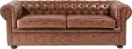 Diivan Beliani Chesterfield, pruun v., 76 x 195 cm x 70 cm