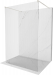 Du&scaron;isein Mexen Kioto Walk-in, 135 cm x 200 cm, brushed nickel