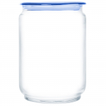 Kuivaine konteiner Luminarc Plano, 1 l, l&auml;bipaistev/sinine