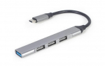 USB jaotur Baseus I/O HUB UHB-CM-U3P1U2P3-03, 13 cm
