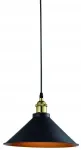 Valgusti rippuv GTV Mani 4076 OS-MANI2-11-DEC, E27, 1 x 40 W, kuldne v./must v. / must v.