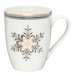 Tass Ambition Art Deco Stars, valge/mitmev&auml;rviline, 0.36 l