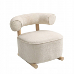 Tugitool Homla Vita 743719, hele pruun - ecru, 72 cm x 81 cm x 67 cm