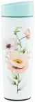 Termostass Ambition Flores, 0.34 l, sinine v./valge v.