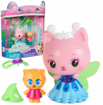 Kujukeste komplekt, koos tarvikutega Spin Master Gabbys Dollhouse Queen Kitty Fairy & Kitty Gnome, mitmev&auml;rviline