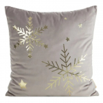 J&otilde;ulu dekoratiivne padjakate PSWA-336, &scaron;ampanja v./beež v., 45 cm x 45 cm