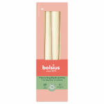 K&uuml;&uuml;nal, kooniline Bolsius, 7 h, 4 tk, Valge v.