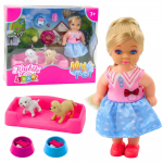 Nukk aksessuaaridega Lean Toys Kaibibi My Pet, 12 cm, mitmev&auml;rviline