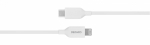 Laadimisjuhe Deltaco Baltic, Lightning/USB Type-C, 100 cm, valge