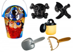 Liivakasti m&auml;nguasjade komplekt Pirate, mitmev&auml;rviline, 6 tk