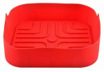 Silikoonvooder kuuma&otilde;hufrit&uuml;&uuml;rile Rosberg Air Fryer R51980SS, punane v., 20.5 cm x 20.5 cm