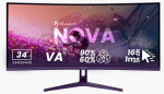Monitor Arozzi Nova AZ-NO-34T2K165-PP, VA, 165 Hz, UWQHD, 34"