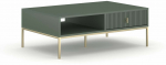 Kohvilaud Maggiore MA05, kuldne v./roheline v., 68 cm x 104 cm x 38.9 cm
