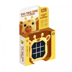 Elektrooniline m&auml;ng kaelkirjak Lean Toys Tic Tac Toe, 13 cm, kollane v.