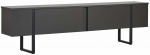 TV-kapp Nordure Onera, antratsiit v./must v., 29.5 cm x 180 cm x 50.5 cm