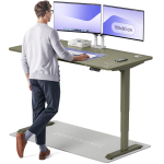 Arvutilaud reguleeritava k&otilde;rgusega Desktronic HomePro 830 854, 160 cm x 80 cm, 126 cm, roheline v.
